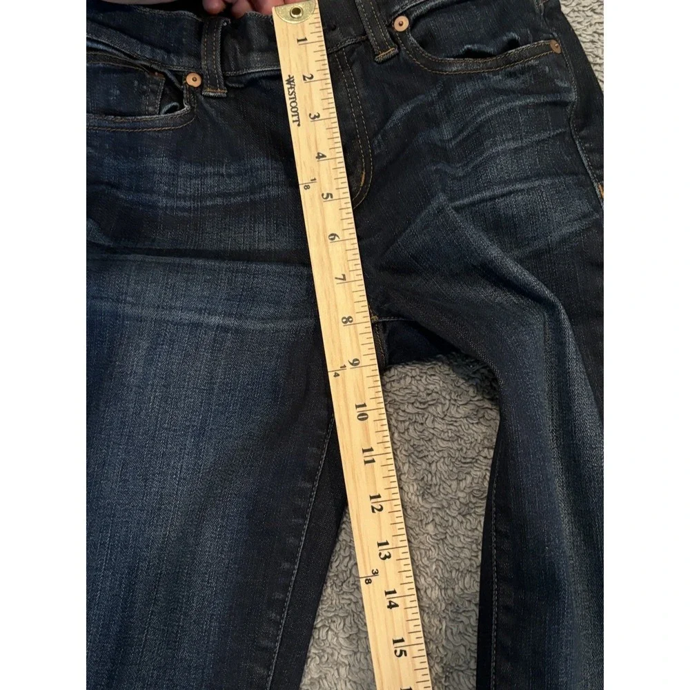 Madewell Alley Straight Denim Jeans Dark Wash Blue Womens Size 24